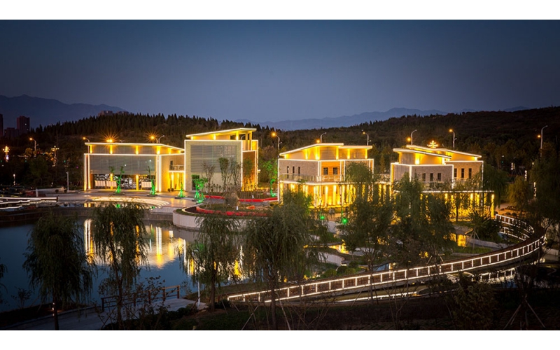 章丘林蔭公園景觀照明工程